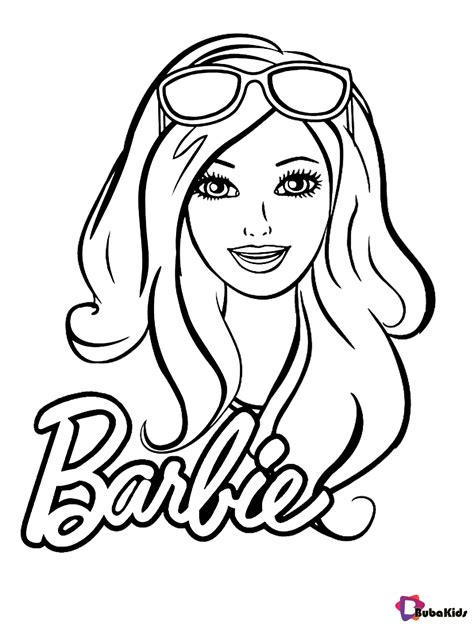 barbie colouring in pages free